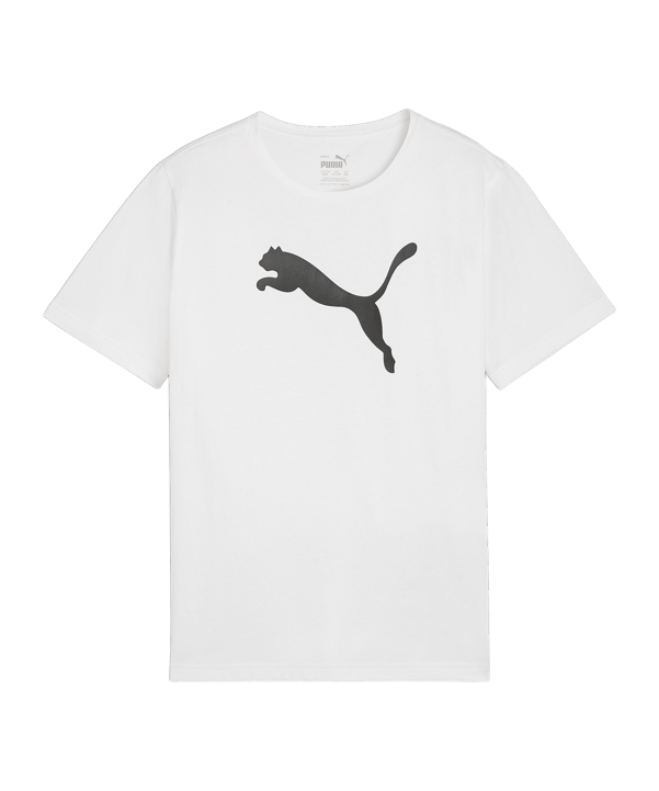 PUMA teamRISE Logo Trainingshirt Kids Weiss F04 - weiss