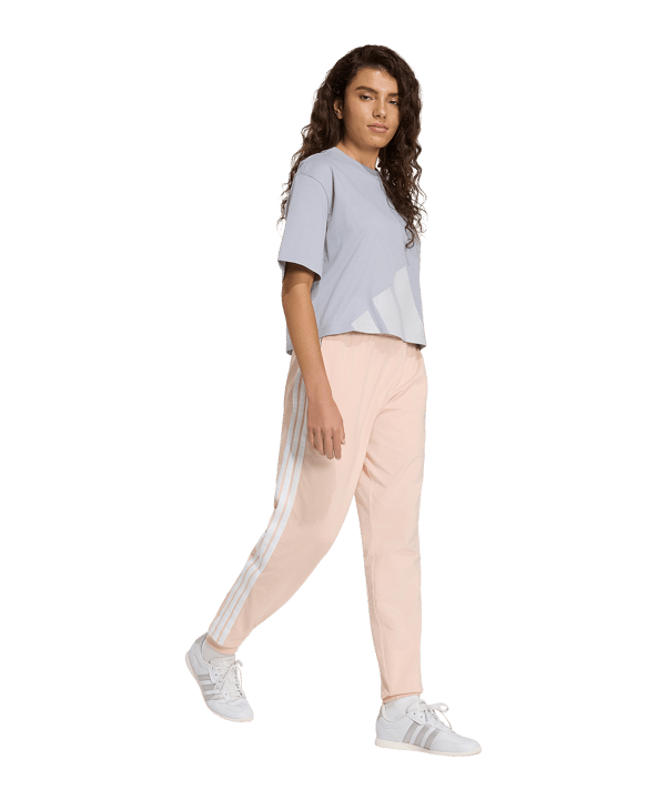 adidas Essentials Boyfriend T-Shirt Damen Grau - grau