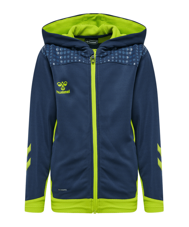 Hummel hmlLEAD Poly Trainingsjacke Kids Blau F7642 - blau