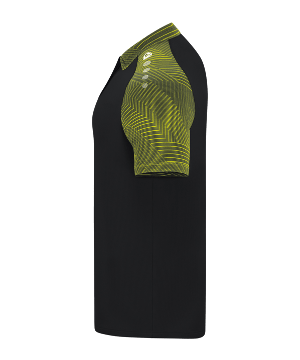 JAKO Performance Polo Schwarz Gelb F808 - schwarz