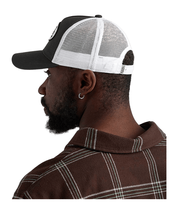 Von Dutch Boston Trucker Cap Schwarz Weiss - schwarz