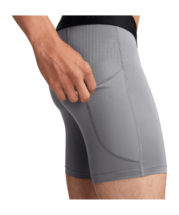 Nike Pro Training Short Grau Schwarz F084 - grau