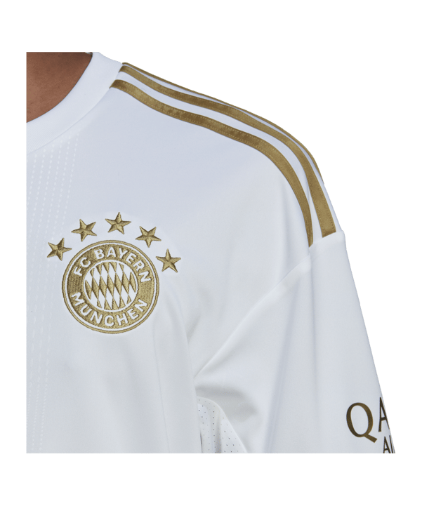 adidas FC Bayern München Trikot Away 2022/2023 Weiss - weiss