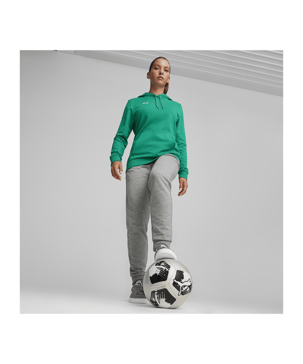 PUMA teamGOAL Casuals Hoody Damen Grün F05 - gruen