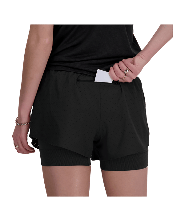 New Balance RC 3" 2in1 Short Damen FBK - schwarz