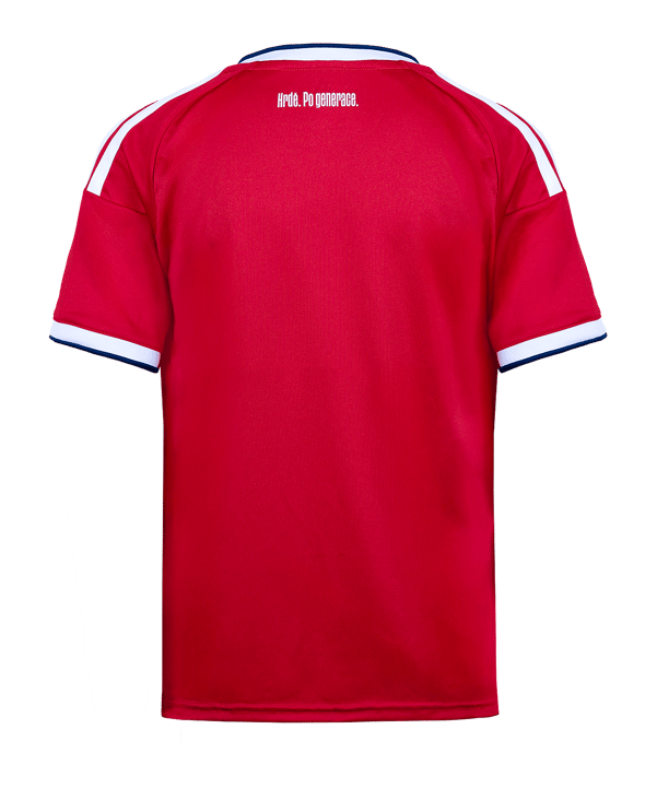 adidas FACR Repubblica Ceca Maglietta Home 2026 Bambini Rosso - rosso