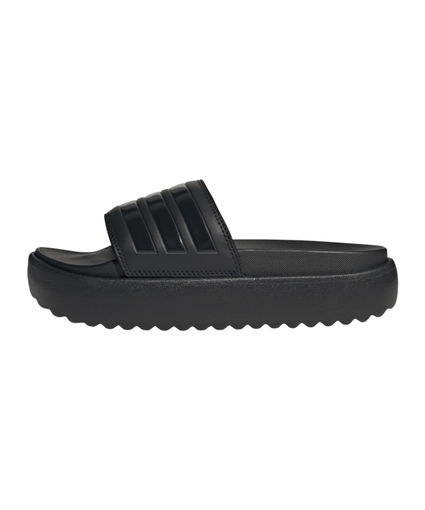 adidas Adilette Platform Slides Black - schwarz