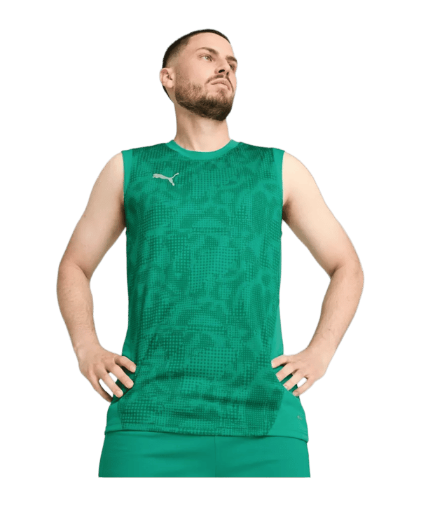 PUMA teamCUP Training Tanktop Grün F05 - gruen