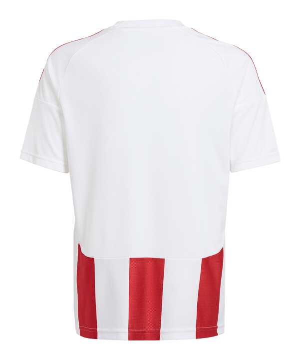 adidas Striped 24 Trikot Kids Weiss Rot - weiss