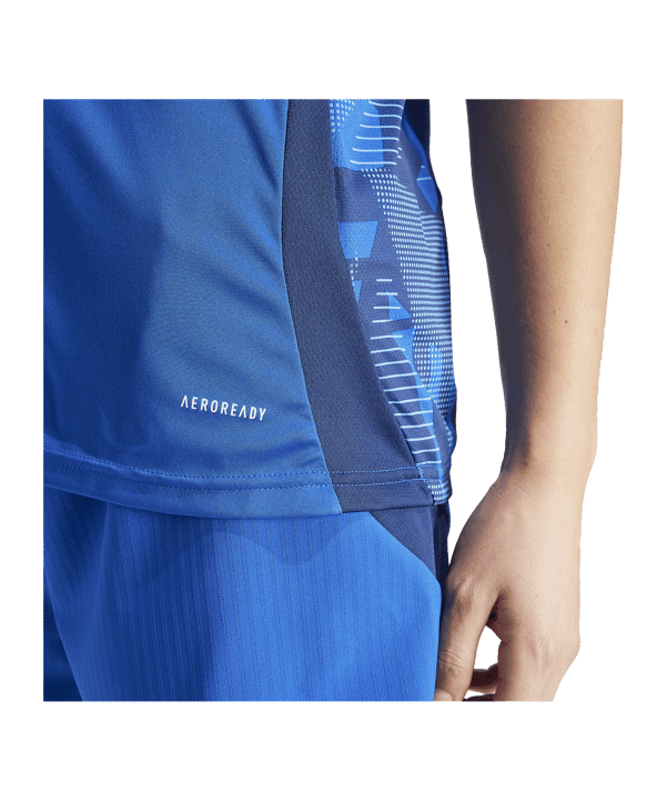 adidas Tiro 24 Competition Match Trikot Damen Blau - blau