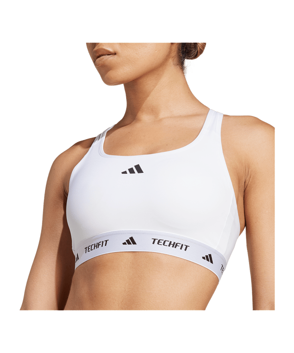 adidas Sport-BH Damen Weiß - weiss
