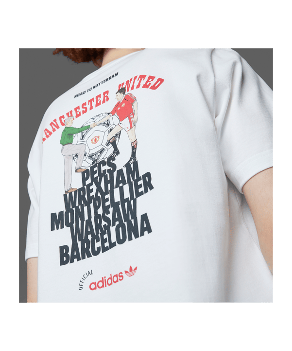 adidas Manchester United 1991 T-Shirt Weiss - weiss