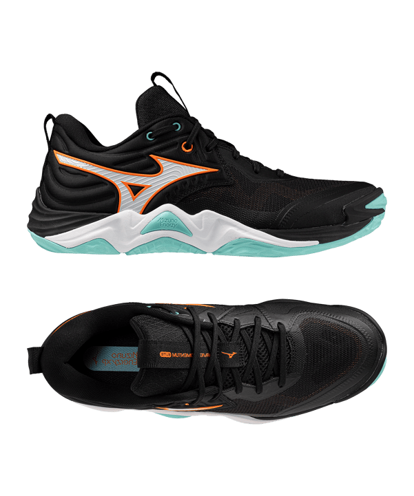 Mizuno Wave Momentum Elite Schwarz F12 - schwarz