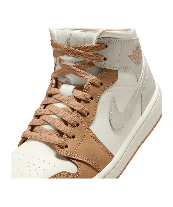 Nike Air Jordan 1 Mid Damen Braun F118 - braun