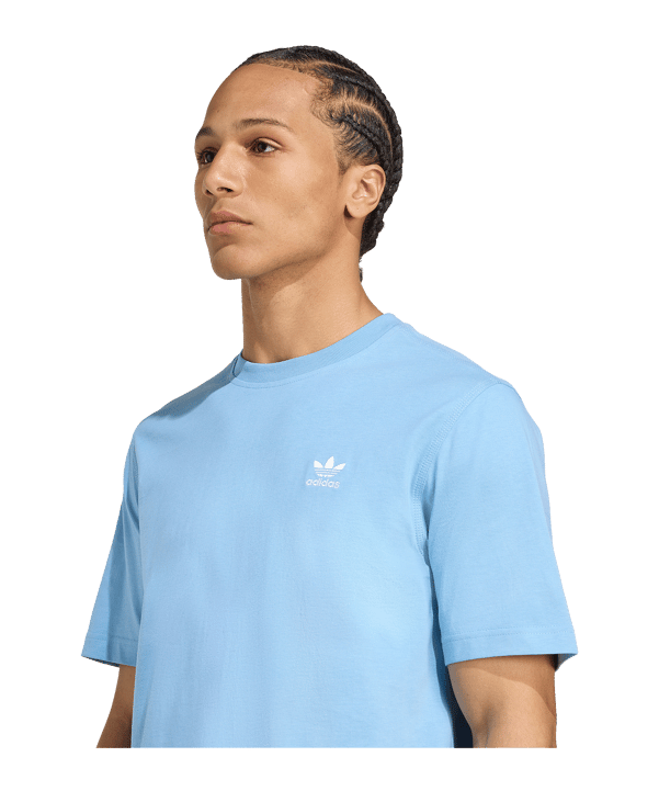 adidas Originals Trefoil Essentials Tee Blue - blau