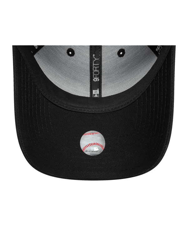New Era Chicago Bulls 9Forty Curved Cap Schwarz - schwarz
