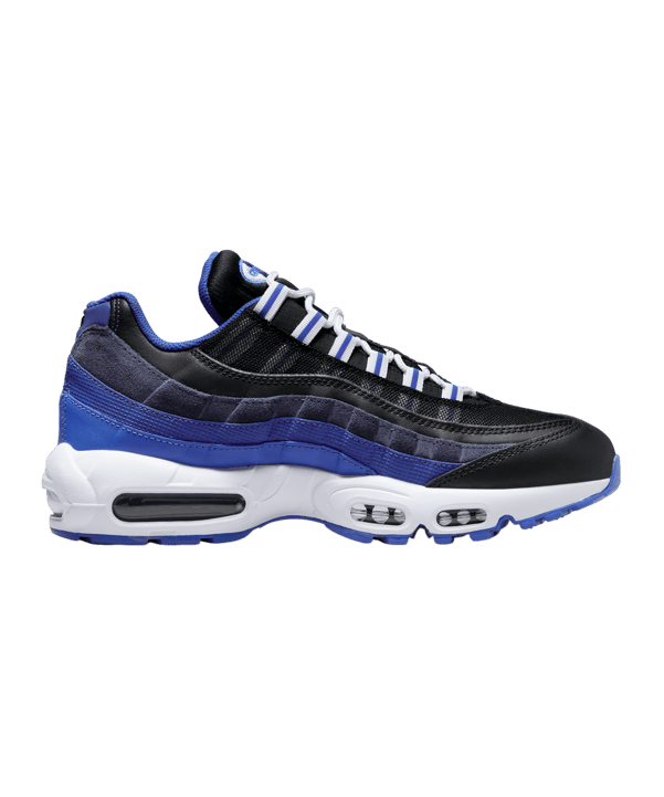 Nike Air Max 95 Schwarz Weiss Blau F006 - schwarz