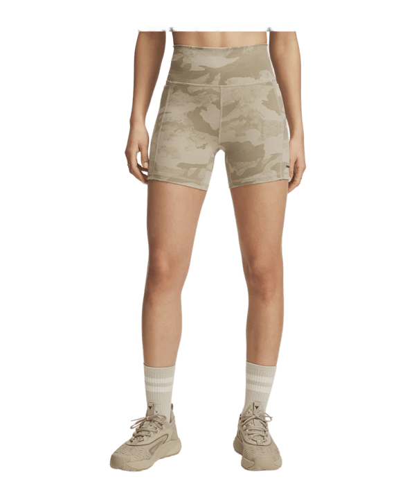 Under Armour Project Rock Short Damen Braun F299 - braun