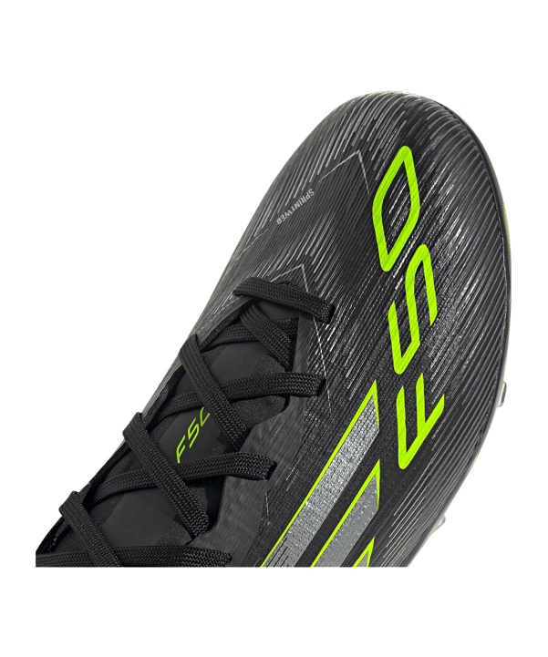 adidas F50 Elite FG Electric Stealth Kids Schwarz - schwarz