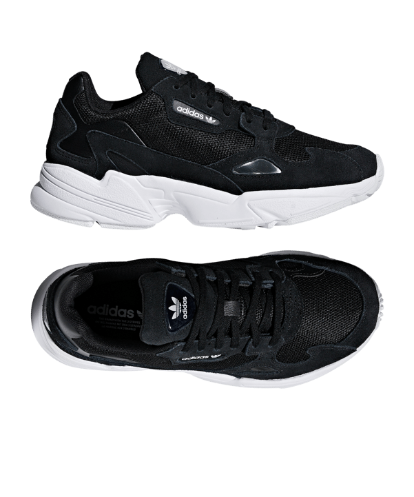 adidas Originals Falcon Sneaker Damen Schwarz - schwarz