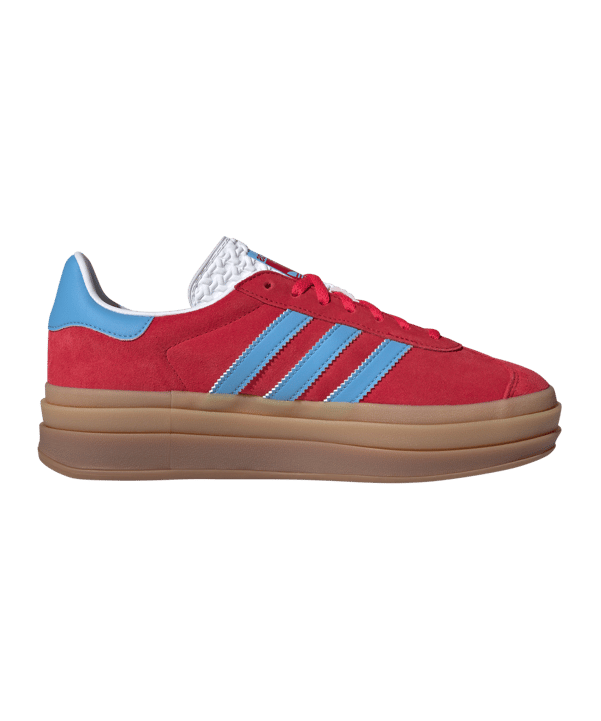 adidas Originals Gazelle Bold Damen Pink Blau - rot