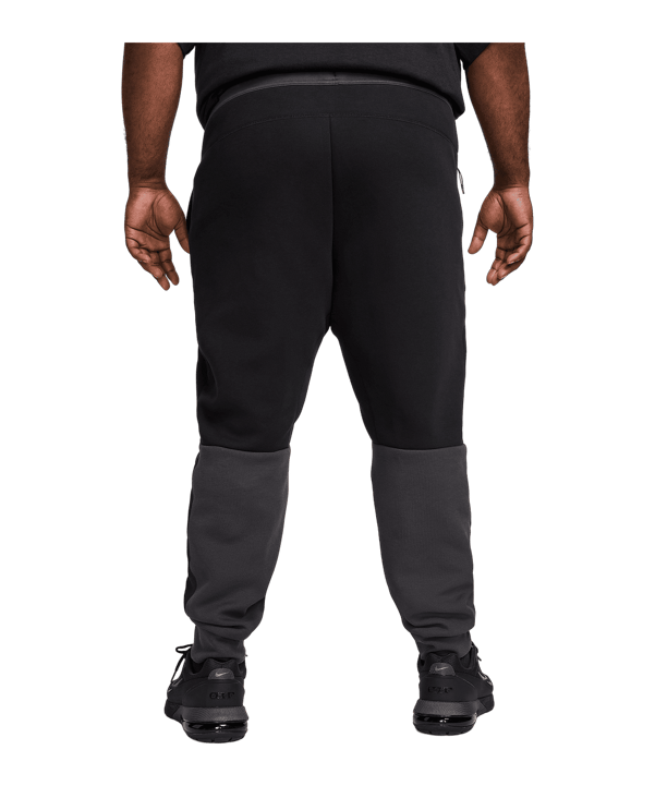 Nike Tech Fleece Jogginghose Schwarz Grau F013 - schwarz