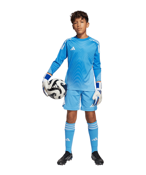 adidas Tiro 25 Pro Torwarttrikot Kids Blau - blau