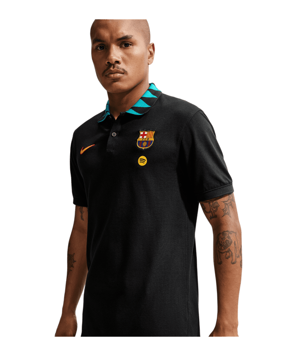 Nike FC Barcelone Slim 2.0 Polo Noir C011 - noir