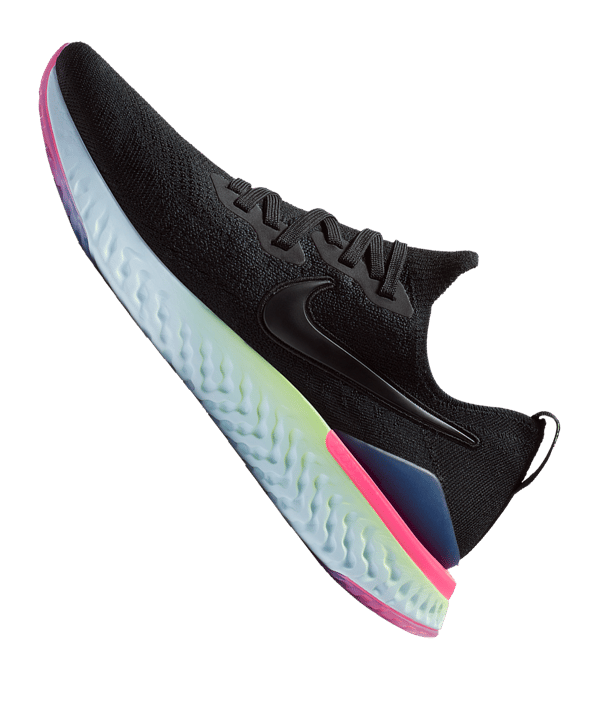 Nike Epic React Flyknit 2 Running Schwarz F003 - schwarz