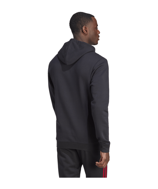 adidas Manchester United DNA Hoody Schwarz - schwarz
