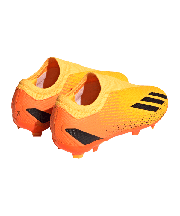 adidas X Speedportal.3 LL FG Heatspawn Kids Orange Gold Schwarz - gold