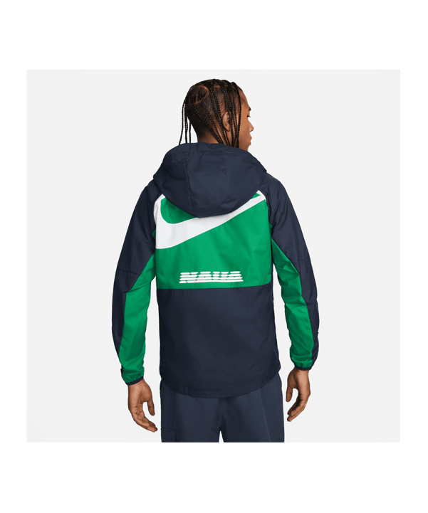 Nike Nigeria Allwetterjacke Grün F302 - gruen
