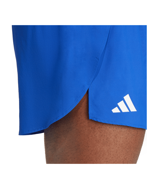adidas Adizero Split Short Blau - blau