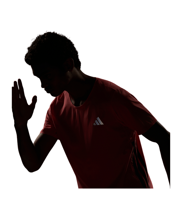 adidas Adizero Running T-Shirt T-shirt Rosso - rosso