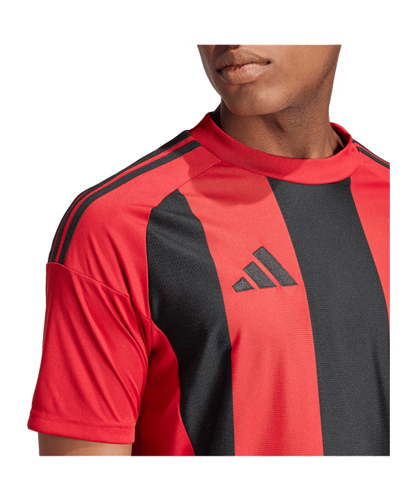 adidas Striped 24 Trikot Rot Schwarz - rot