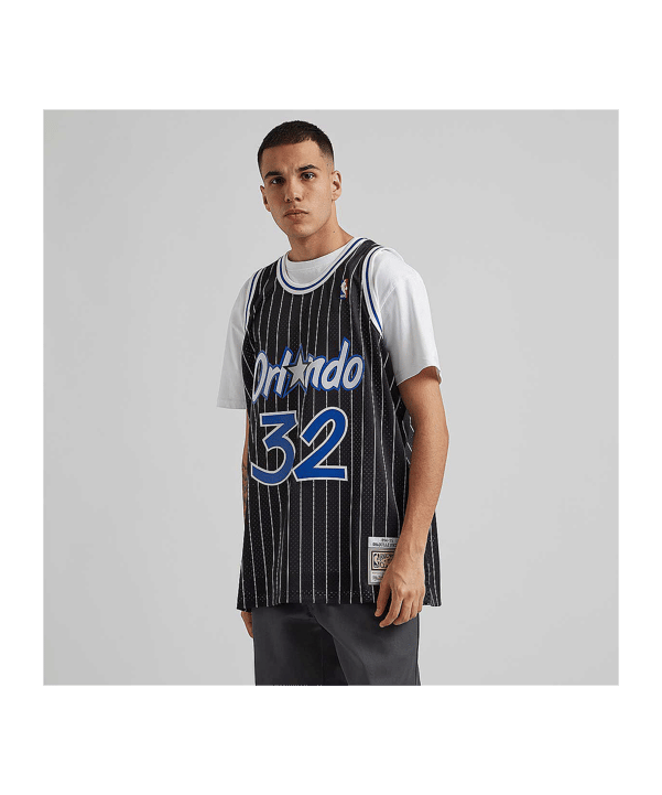 Mitchell and Ness NBA Orlando Magic 1994-1995 Shaquille O'Neal Swingman Trikot Schwarz - schwarz