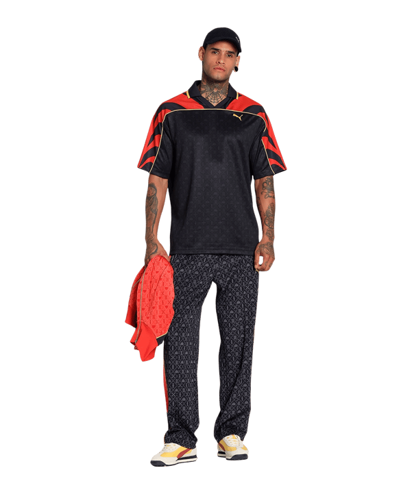 PUMA ROAD TO UNITY Relaxed AOP Football Trikot - schwarz