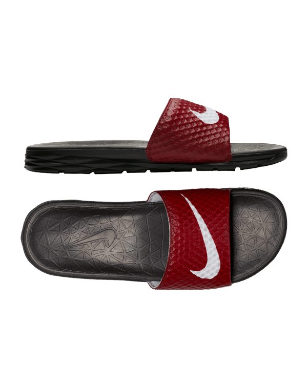 Nike Benassi Badelatschen Solarsoft Rot F602 - rot