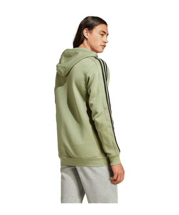 adidas Fleece Jacke Grün - gruen