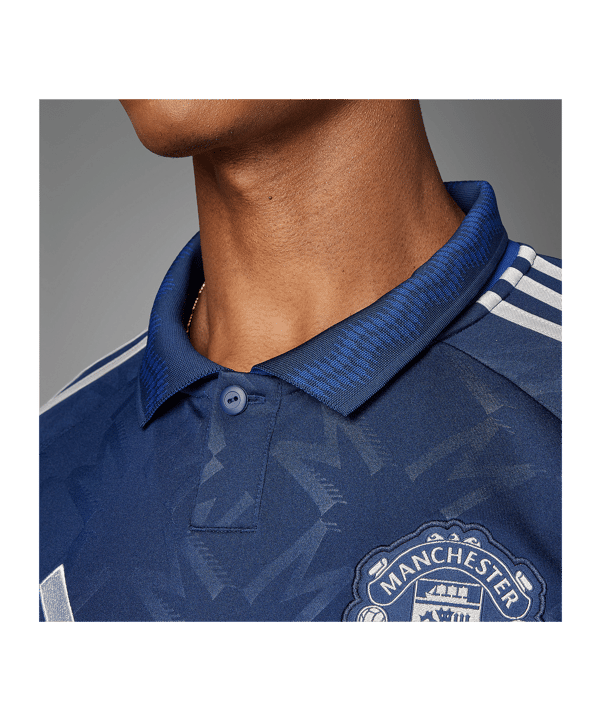 adidas Manchester United Trikot Away 2024/2025 Blau - blau