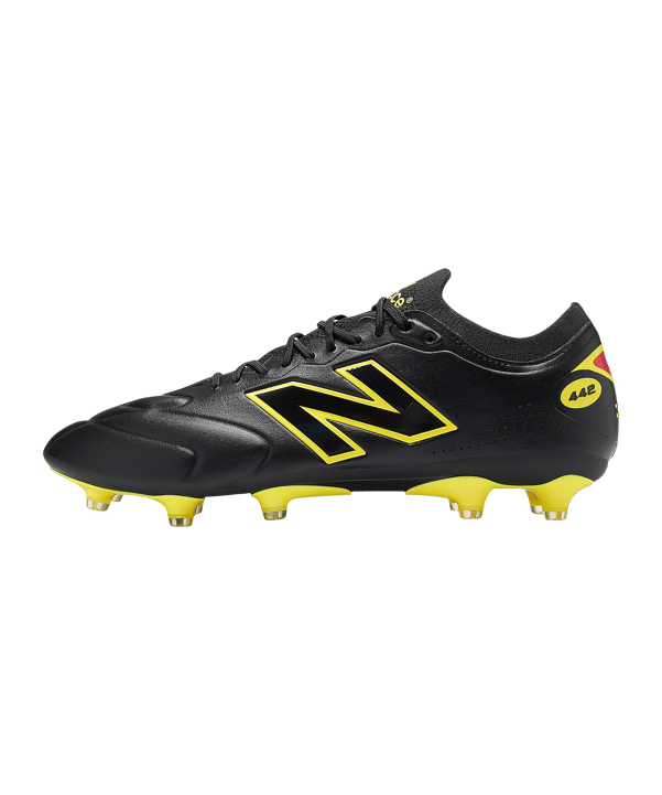 New Balance 442 Elite Knit v3 FG Live Wire Schwarz - schwarz