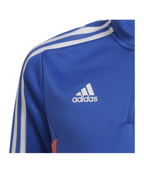 adidas Condivo Pred HalfZip Sweatshirt Kids Blau - blau