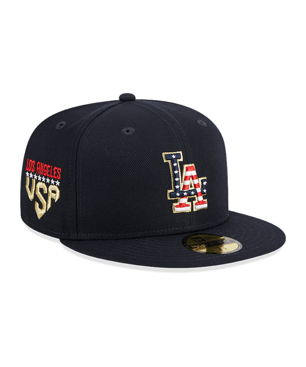 New Era Los Angeles Dodgers 4th 59Fifty Cap Blau - blau