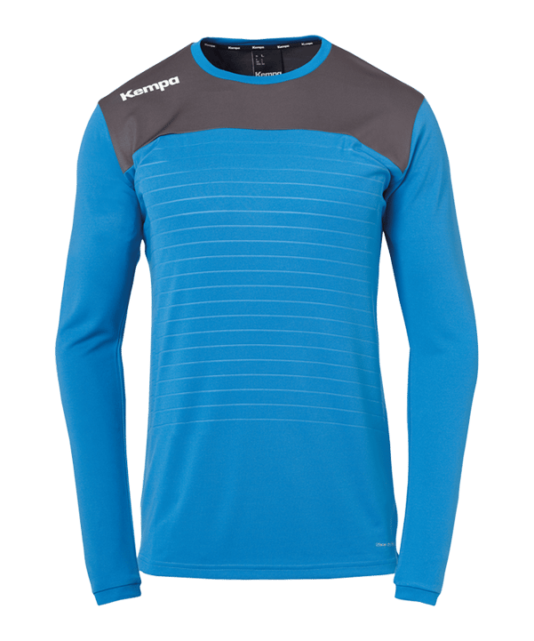 Kempa Emotion 2.0 T-Shirt langarm Kids Blau F02 - blau