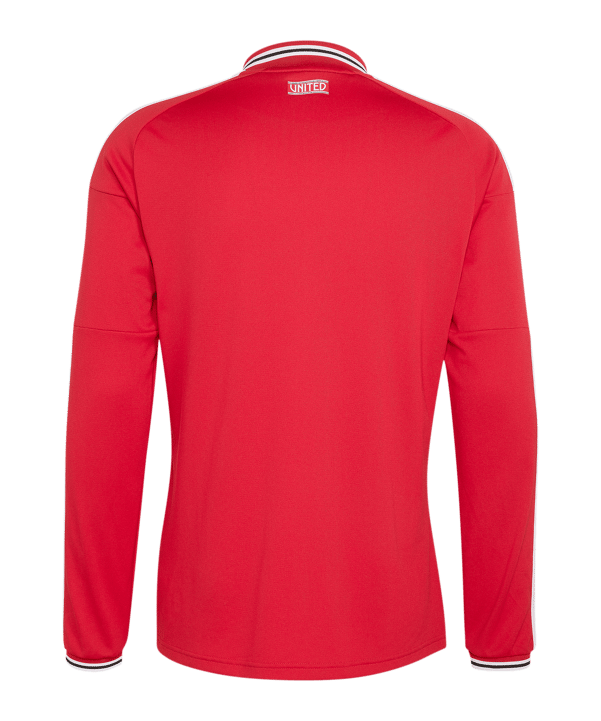 adidas Manchester United Authentic Trikot Langarm Home 2026/2027 Rot - rot