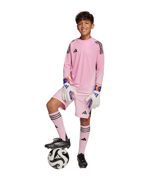 adidas Tiro 25 Pro Torwarttrikot Kids Rosa - rosa