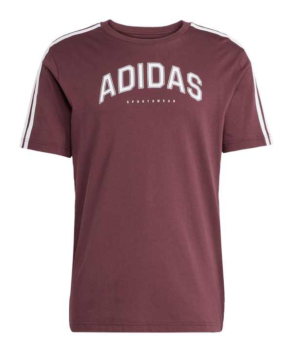 adidas Codes Collegiate Linear T-Shirt Rot - rot