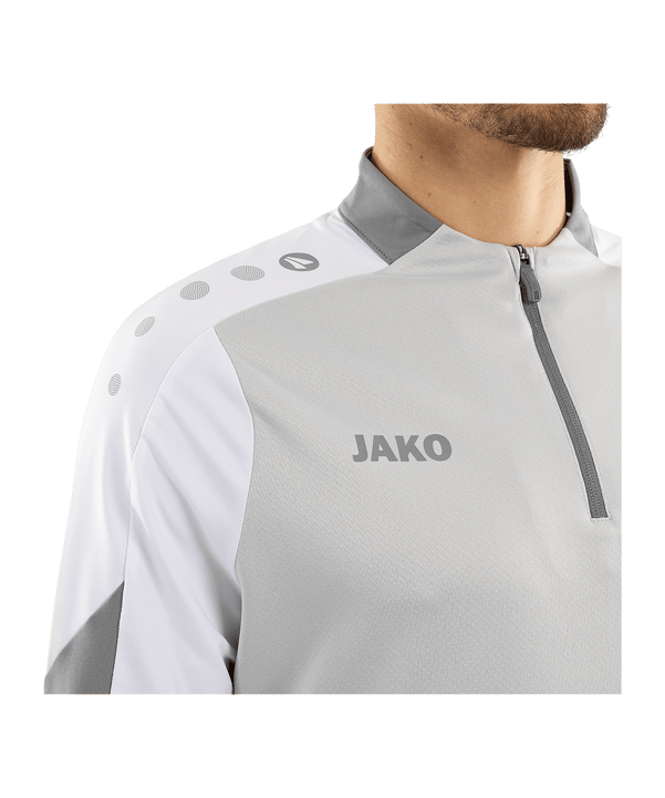 JAKO Dynamic Ziptop Sweatshirt Grau F837 - grau