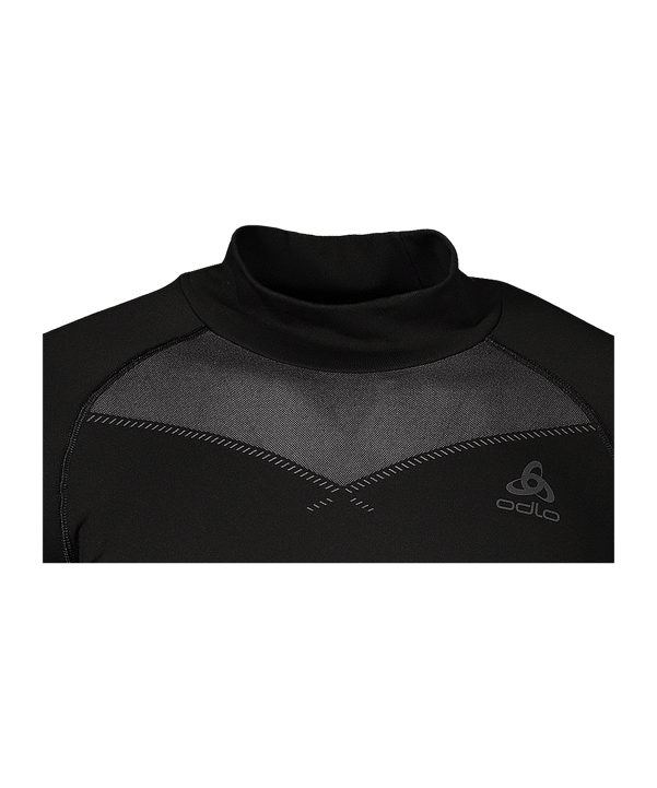 Odlo Performance Fundamentals Light Turtle Neck Underwear Shirt Schwarz - schwarz