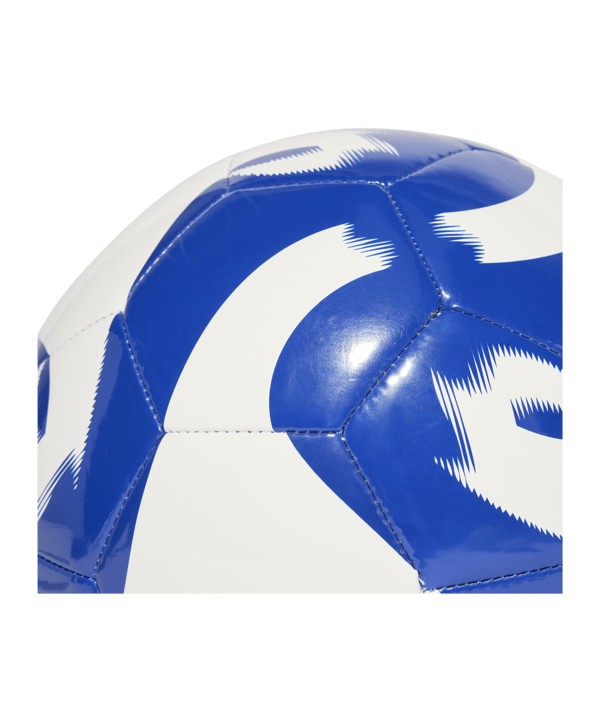 adidas Tiro Club Trainingsball Weiss Blau - weiss